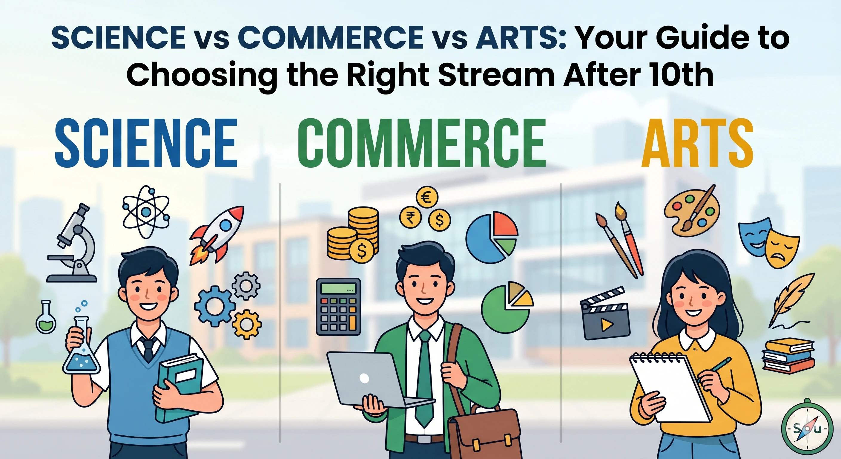 Science vs Commerce vs Arts: Best Stream After 10th