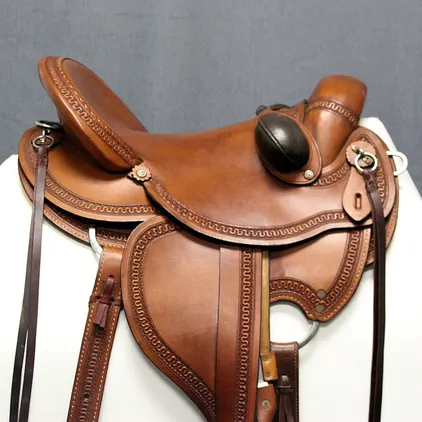 Western Trail Saddle with Buck Rolls and Add-Ons