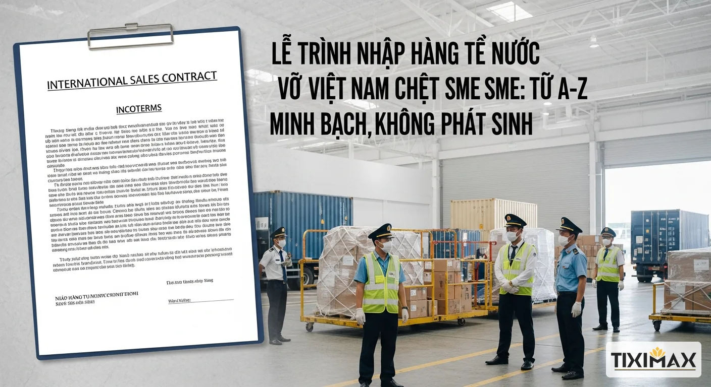 Hình ảnh hợp đồng mua bán quốc tế và các điều khoản Incoterms