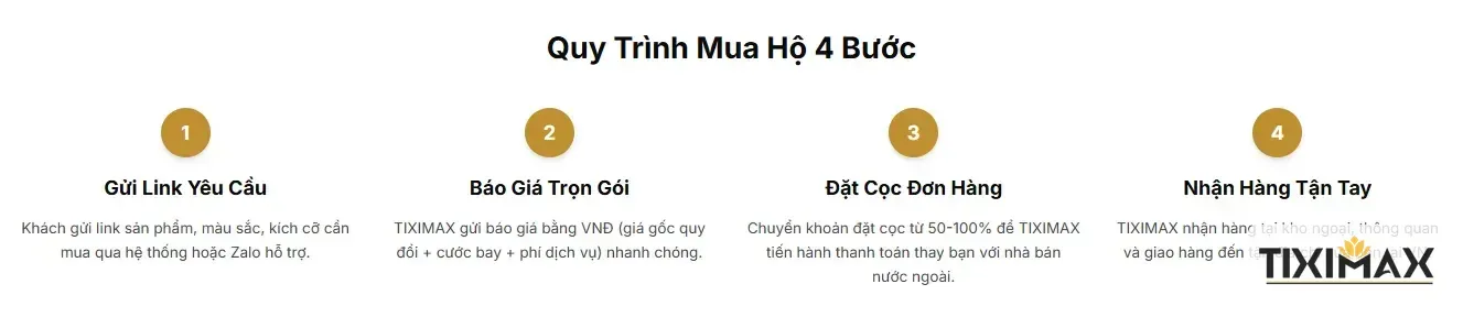 Tiximax nhận mua hộ hàng Nhật về TP.HCM
