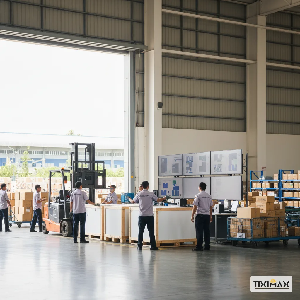 Nhân viên Tiximax đang làm việc