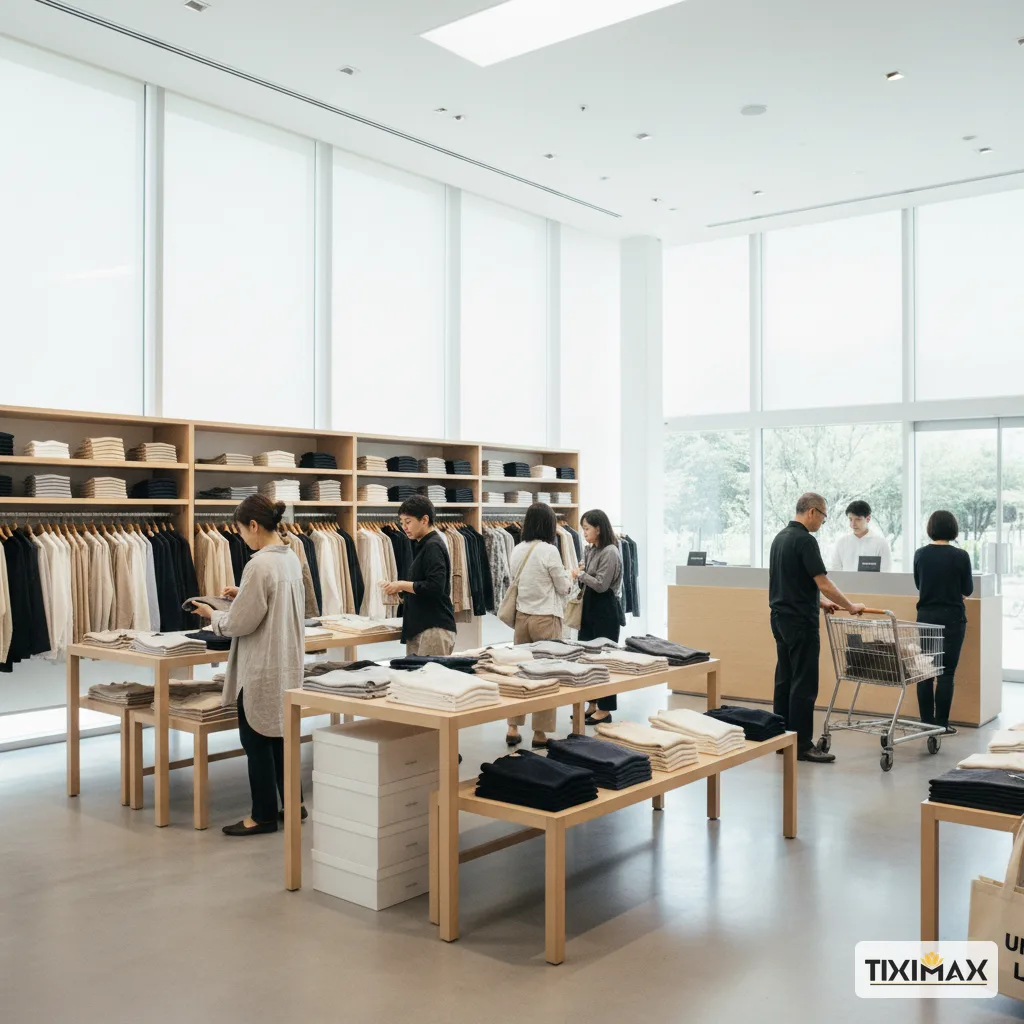 Khách hàng đang mua ắm tại cửa hàng Nhật