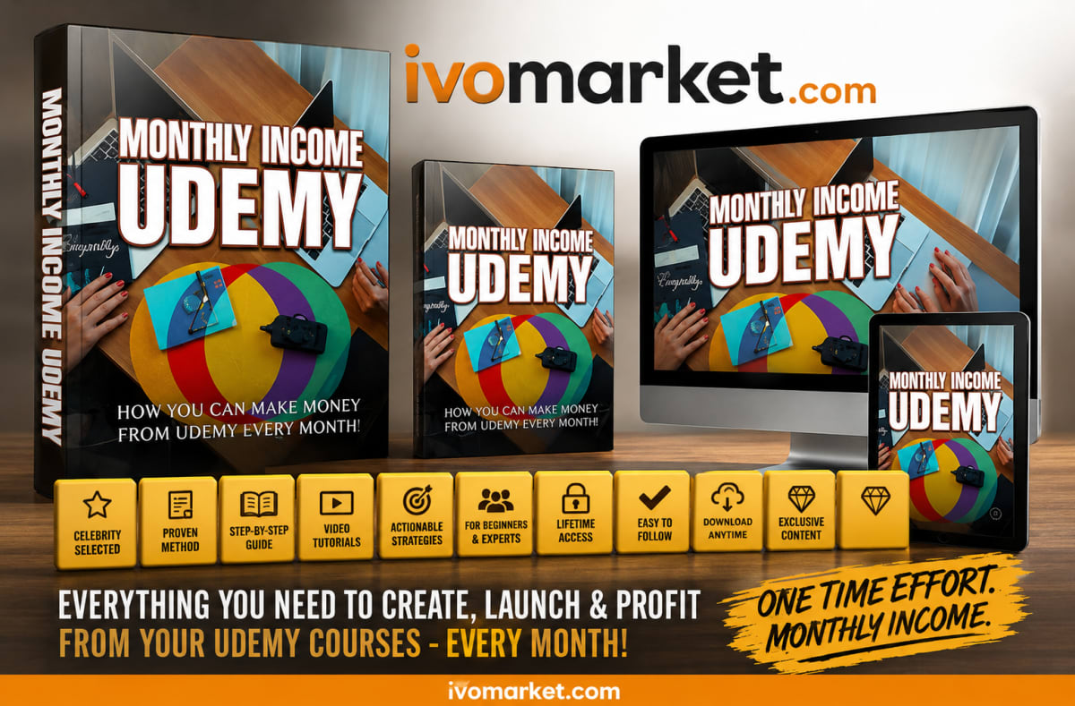 Monthly Income Udemy: Create & Sell Online Courses