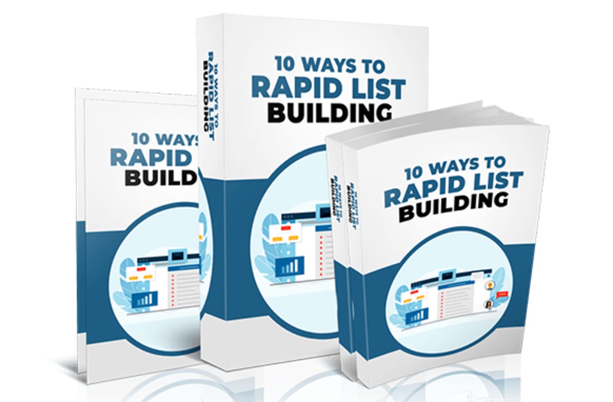 10 Ways To Rapid List Building PLR eBook with Sales Kit Free