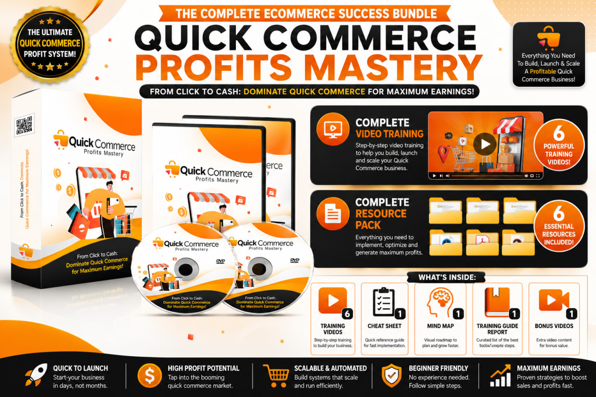 Quick Commerce Profits Mastery Video Course PLR