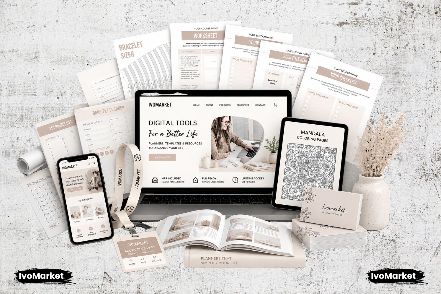 Ready-to-Sell Digital Products Library (MRR)