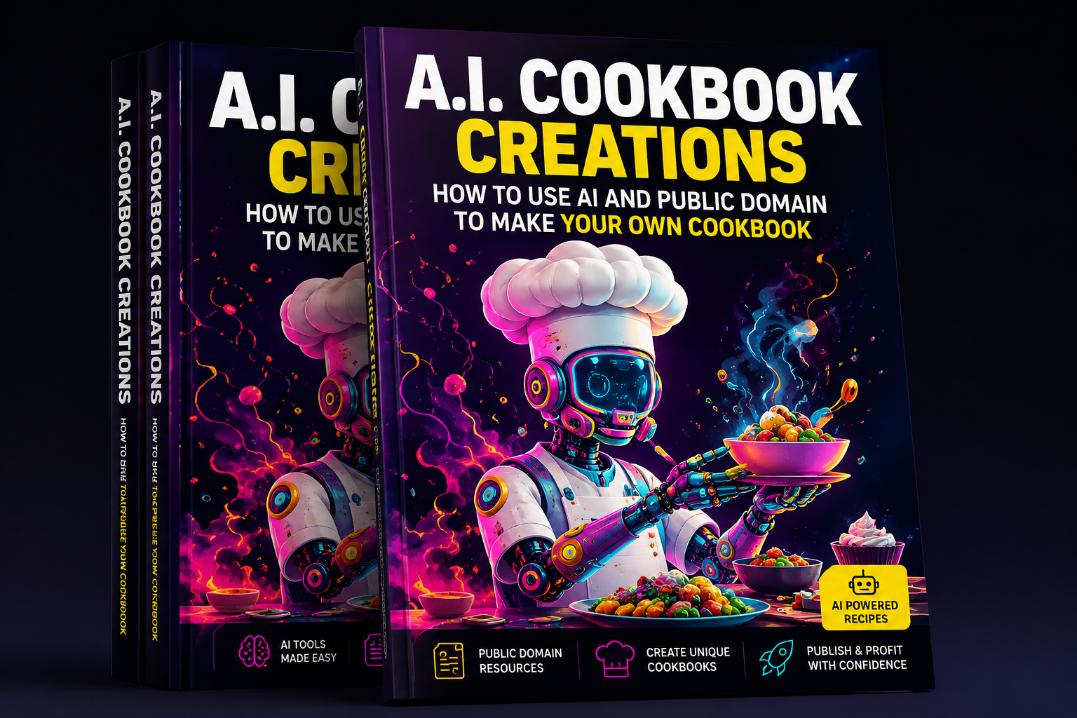 AI Cookbook Creations | Create & Sell Recipe Books