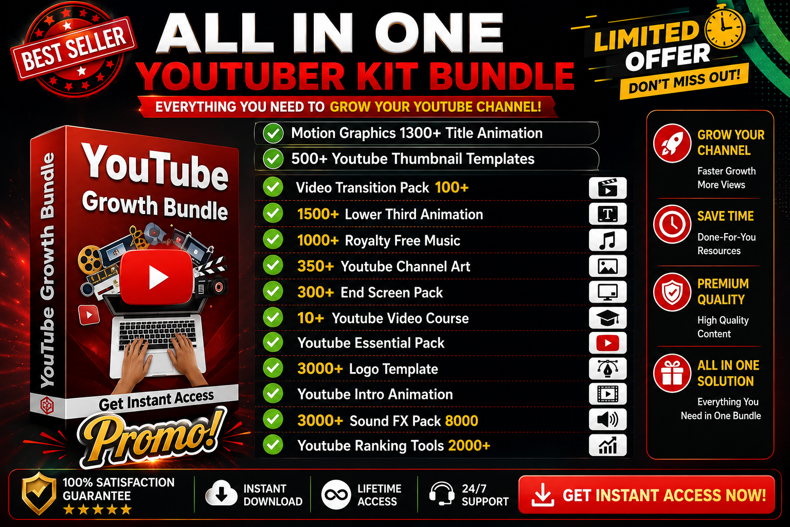 All-in- Premium YouTuber Kit Mega Bundle Review