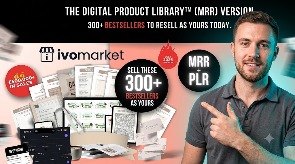 The Digital Product Library™: 300+ Resellable Bestsellers (MRR & PLR)