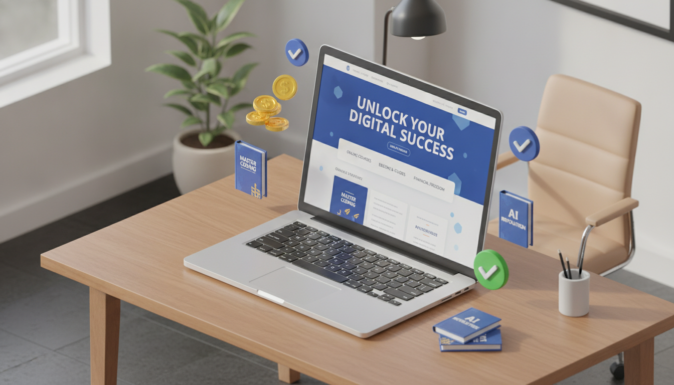 صفحة هبوط احترافية للمنتجات الرقمية: دليلك لزيادة المبيعات باستخدام Elementor