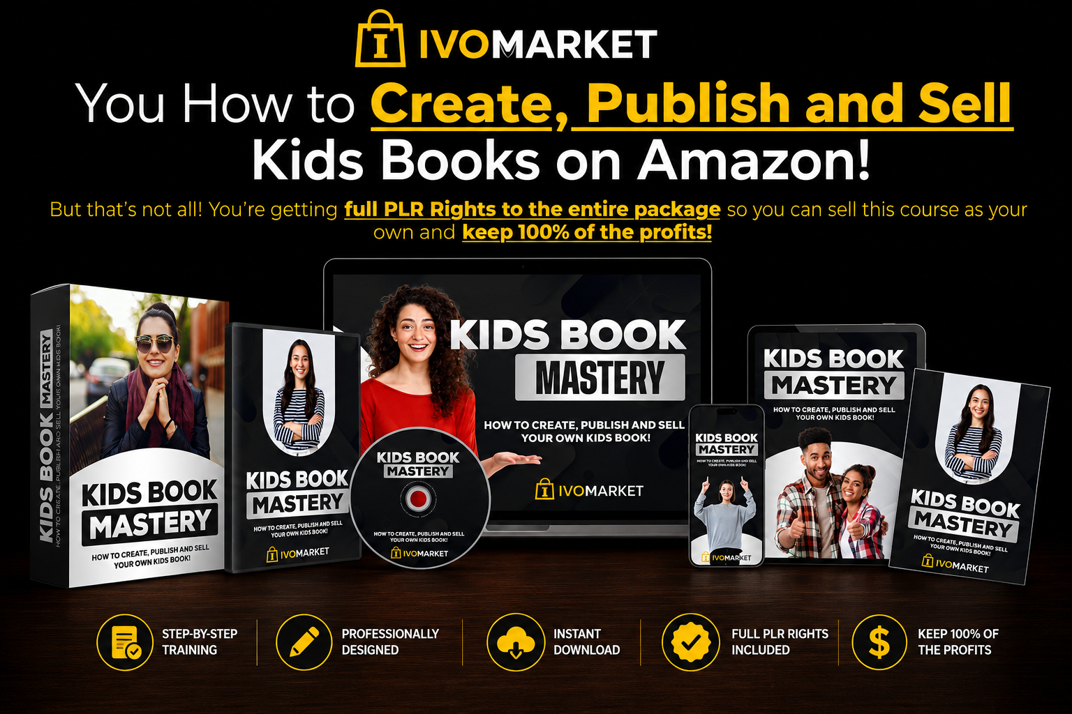 Kids Book Mastery PLR – Amazon KDP Course with Full PLR Rights