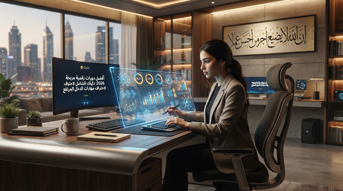أفضل دورات رقمية مربحة 2026: دليلك الشامل لاحتراف مهارات الدخل المرتفع