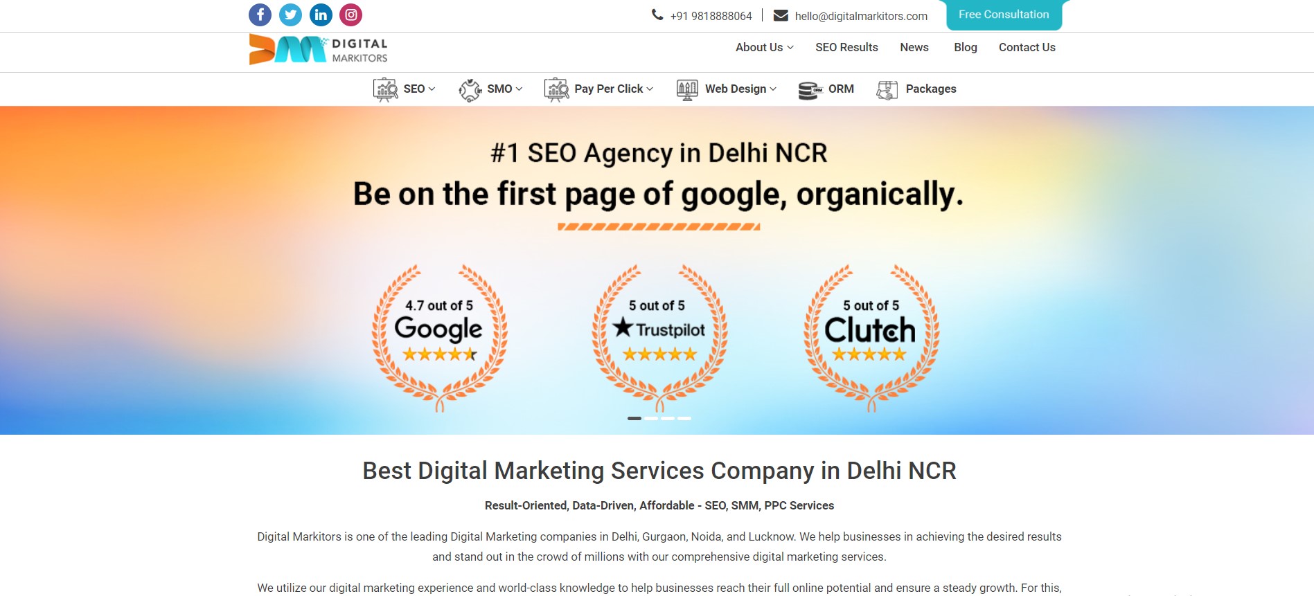 Top 10 Social Media marketing Companies in Delhi