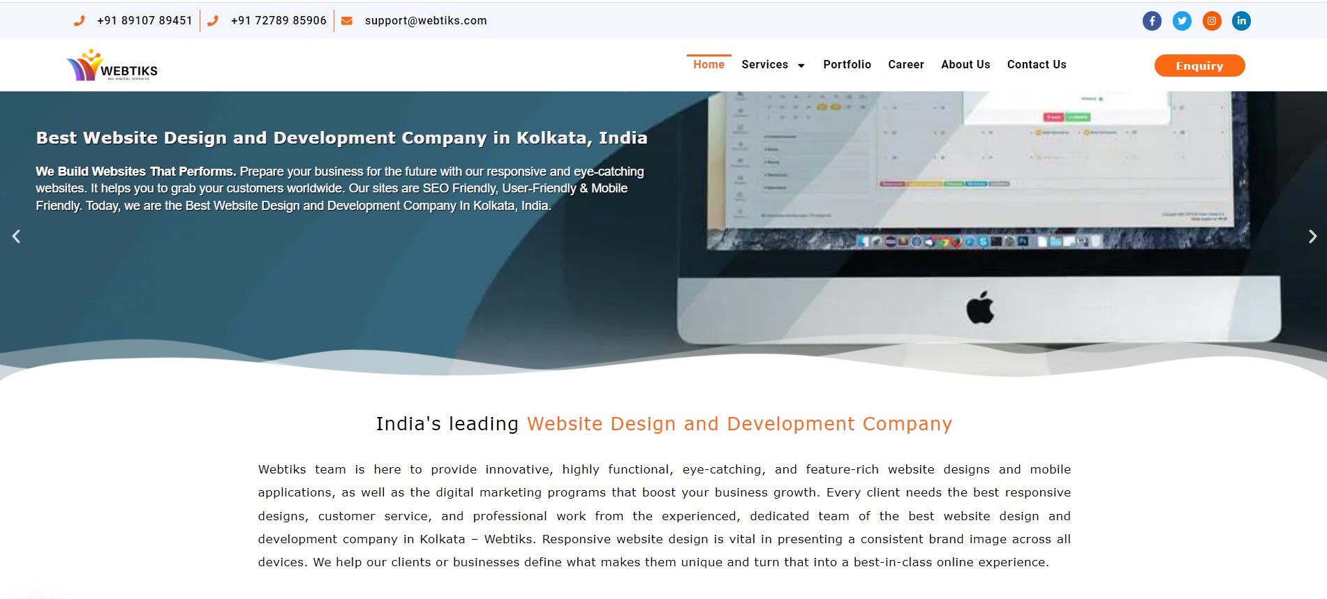 Top 10 Website Designing Companies in Kolkata
