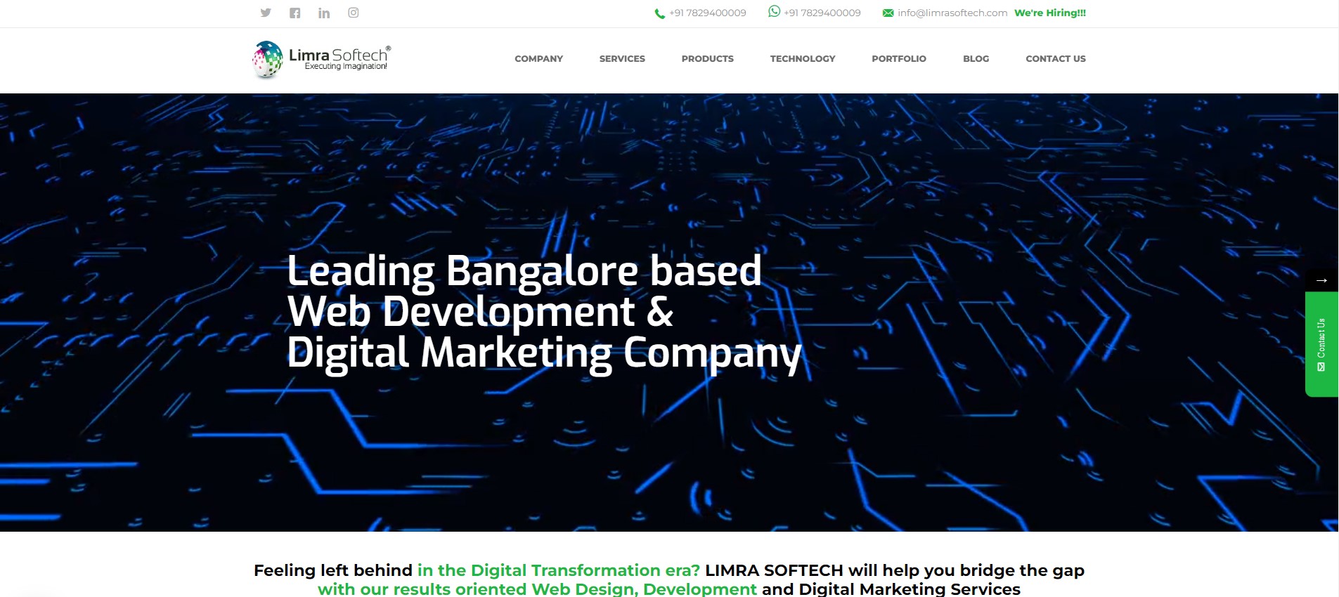 Top 10 Website Designing Companies in Benglore