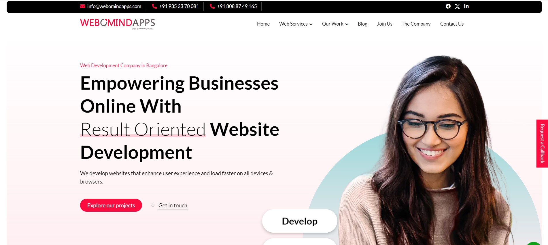 Top 10 Website Designing Companies in Benglore