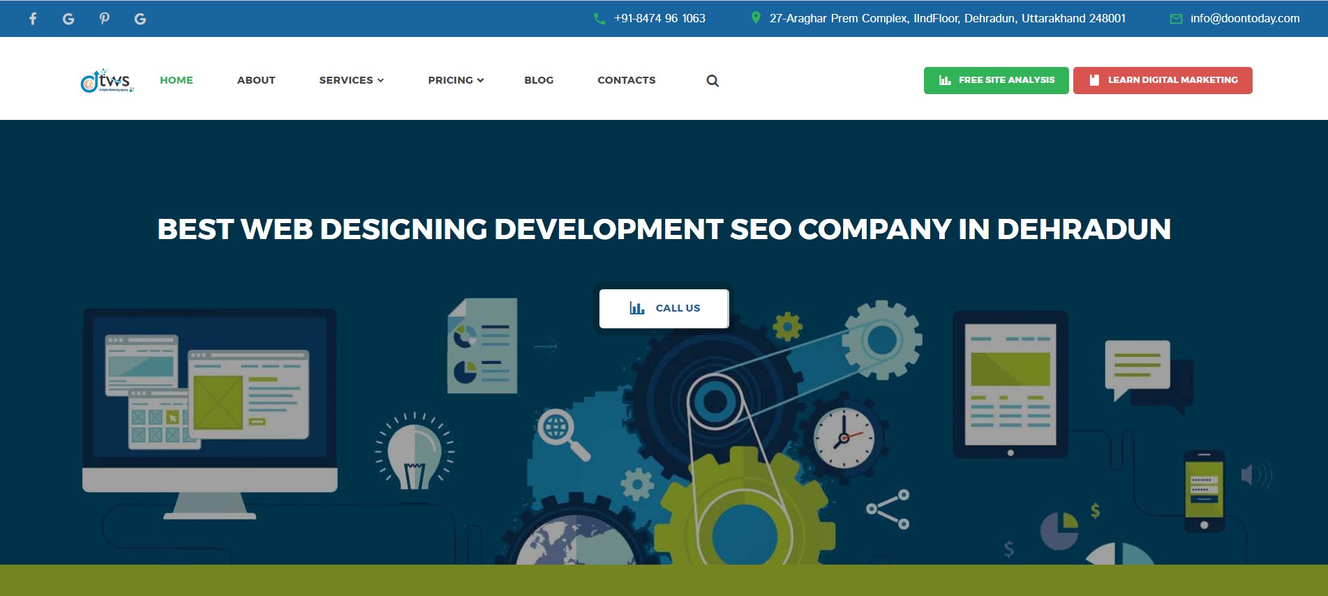 Top 10 Website Designing Companies in Uttarakhand
