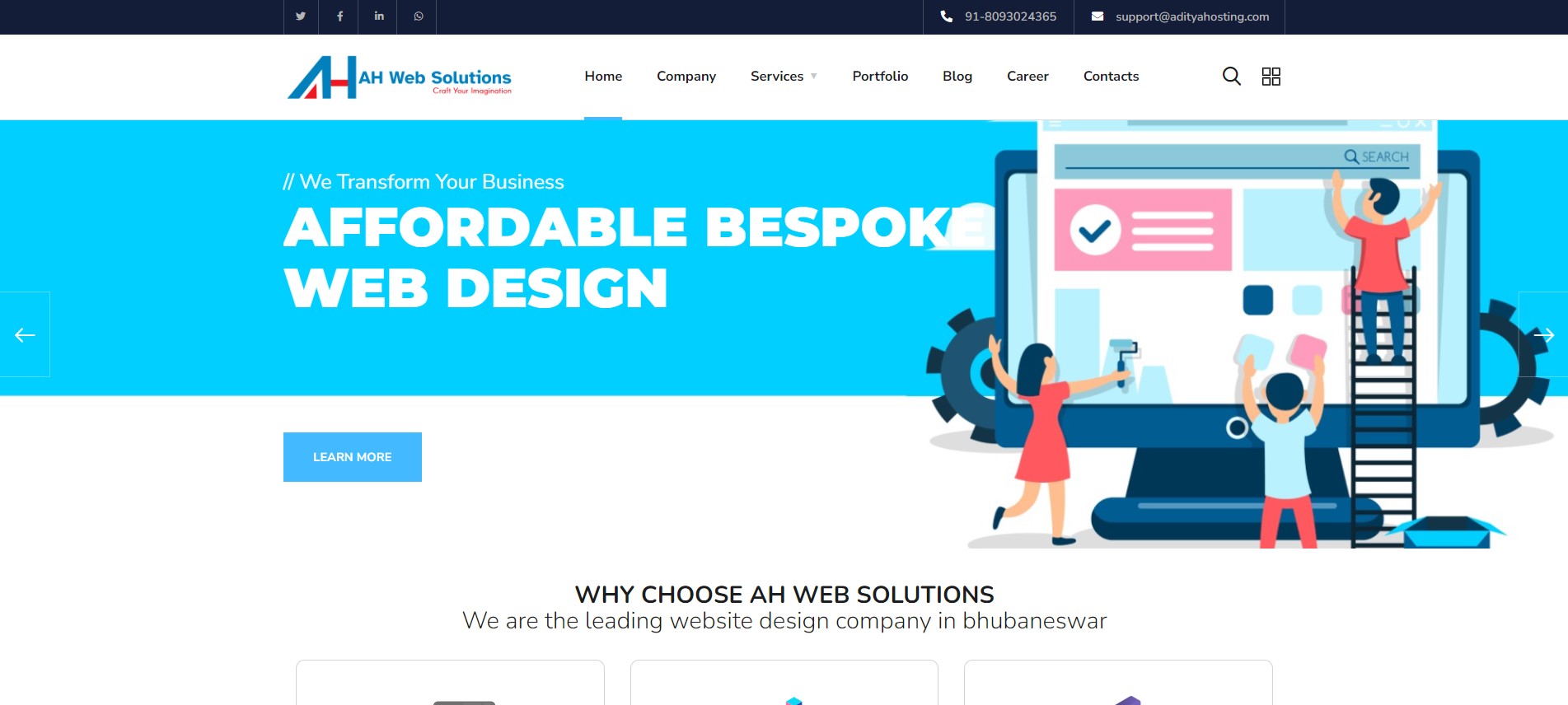Top 10 Website design companies in Bhubaneswar