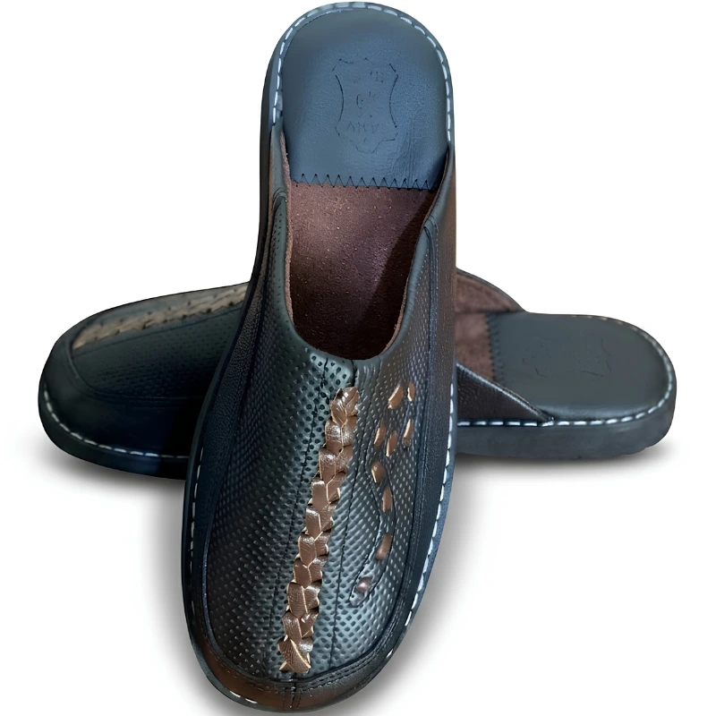 Babouche en cuir