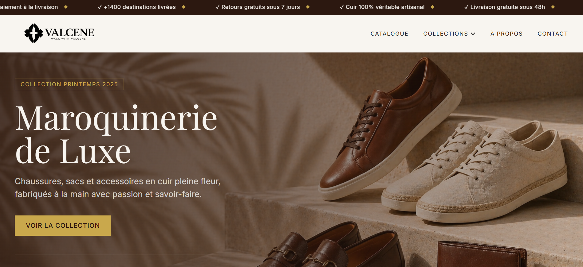 Valcene — Leather goods store