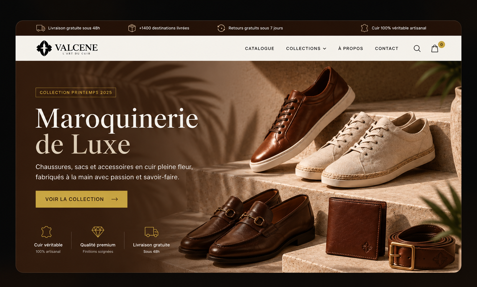 Leather goods store
