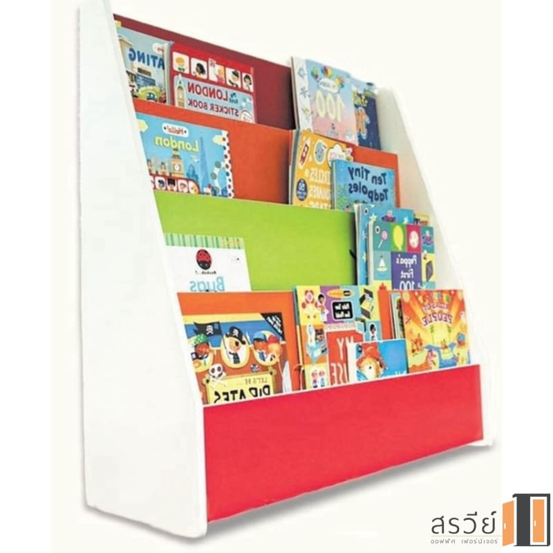 ชั้นวางหนังสือไม้ 4 สเต็ป Image รุ่น DORINO (BH-0027)