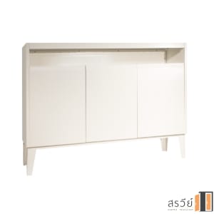 ตู้วางทีวี KIOSK รุ่น SLK-03 สีขาวครีม