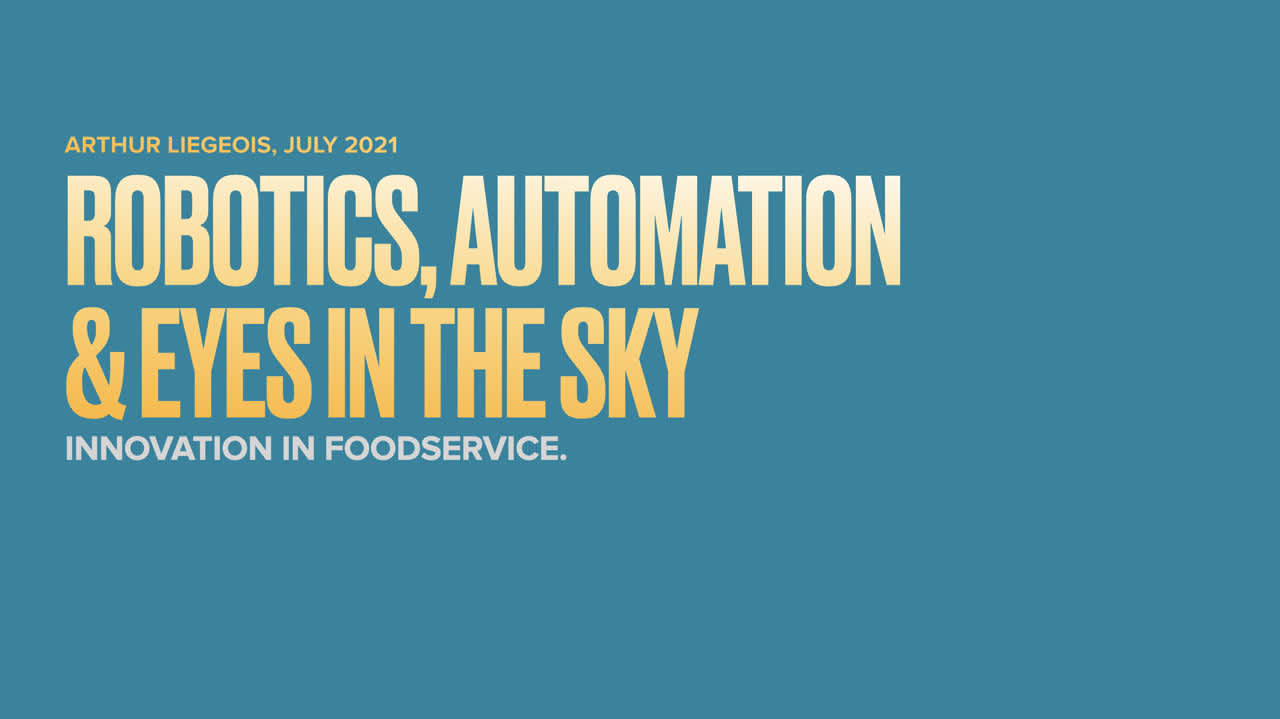 FoodSpace: Designing a Lunch & Learn Keynote for Architects: How Technology will change to 