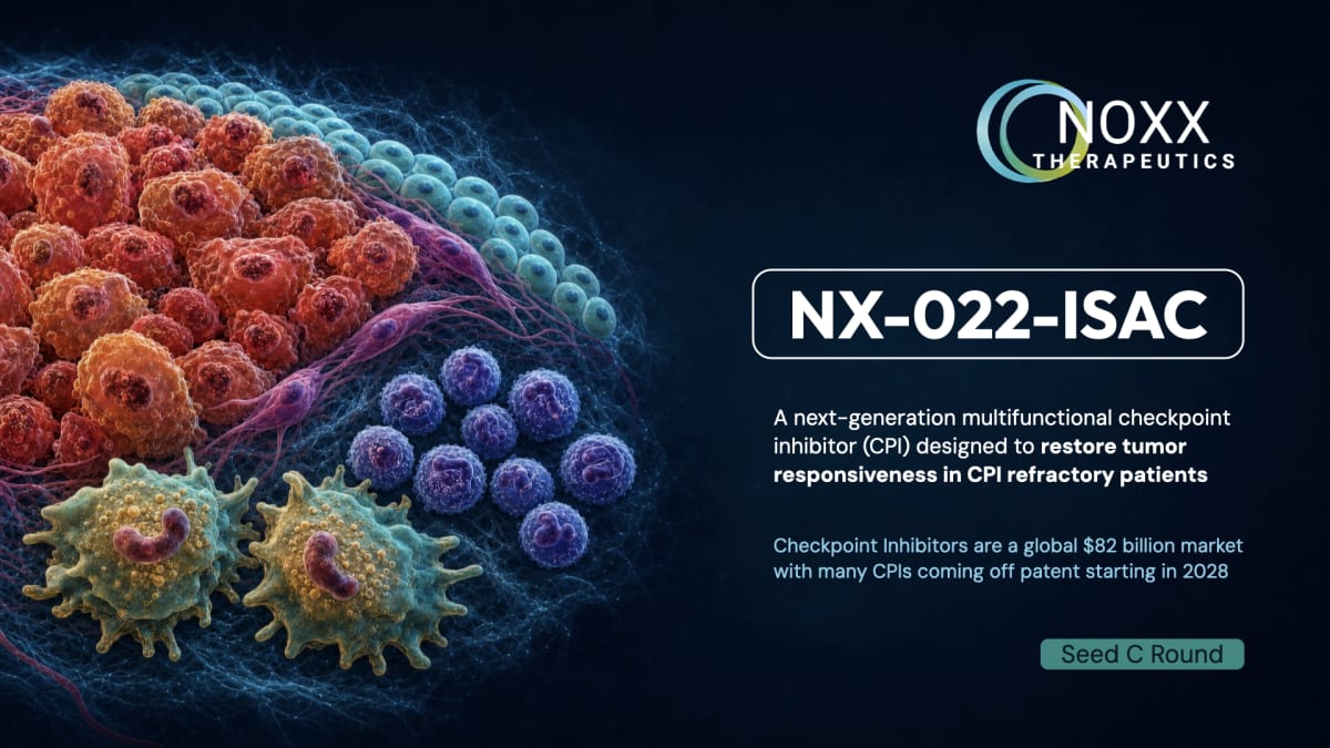 NOXX Therapeutics, redesigned slide