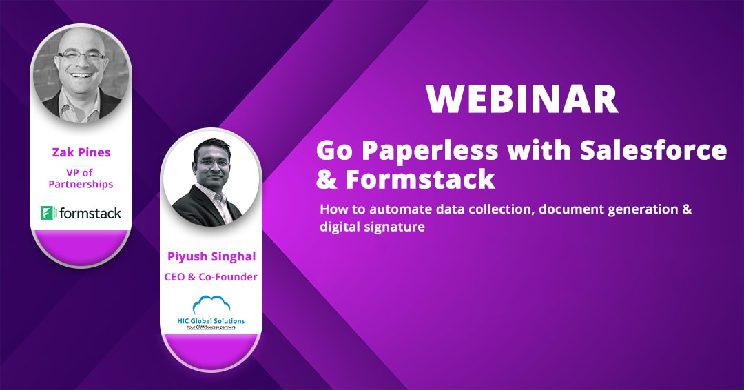 Webinar:Go Paperless with Salesforce & Formstack - HIC Global Solutions