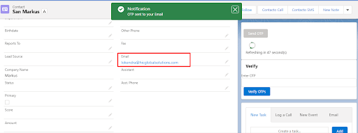 Salesforce Generate Temp Code Generate OTP on email in Salesforce using Lightning Web Component