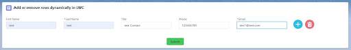 How to Add or Delete Rows Dynamically in Salesforce using LWC