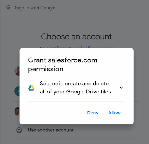 Salesforce to Google Drive Integration6