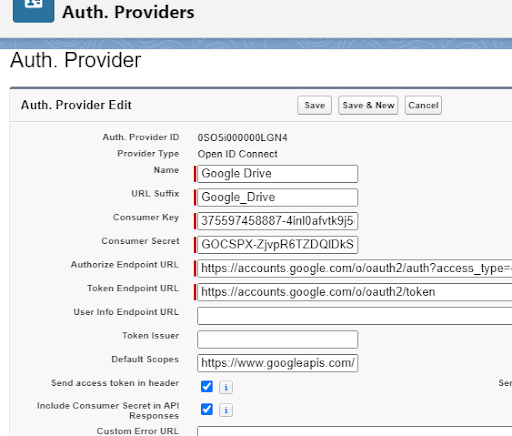 Salesforce to Google Drive Integration5