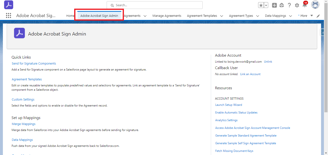 Steps to Configure and Set up Adobe Sign for Salesforce: