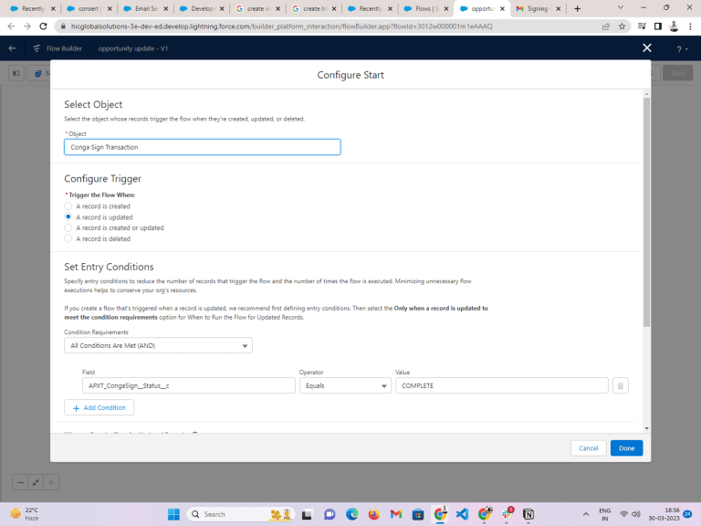 Conga Sign Routing Screen How to Update Opportunity StageName Closed-Won when Conga e-sign ...