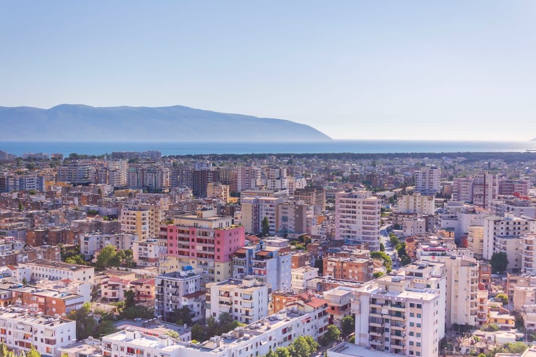 The Independence Monument and museum building in central Vlorë where Albania declared independence in 1912