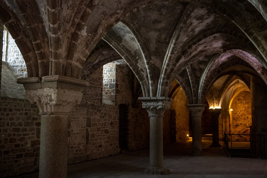 The 12th-century crypt beneath the Duomo di San Lorenzo in Scala