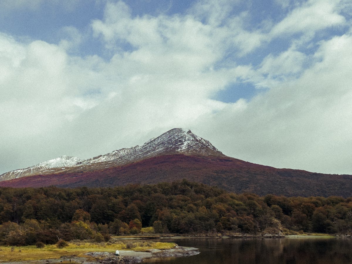 The wild forests and lakes of Tierra del Fuego National Park