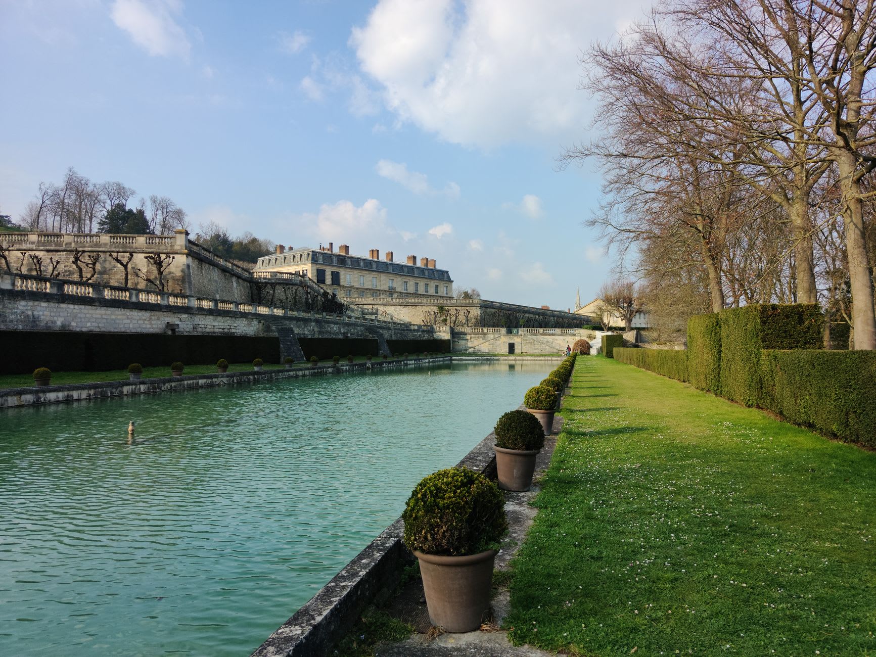 The stone locks of the Canal de Bourgogne with their original hand-cranked mechanism intact at midday