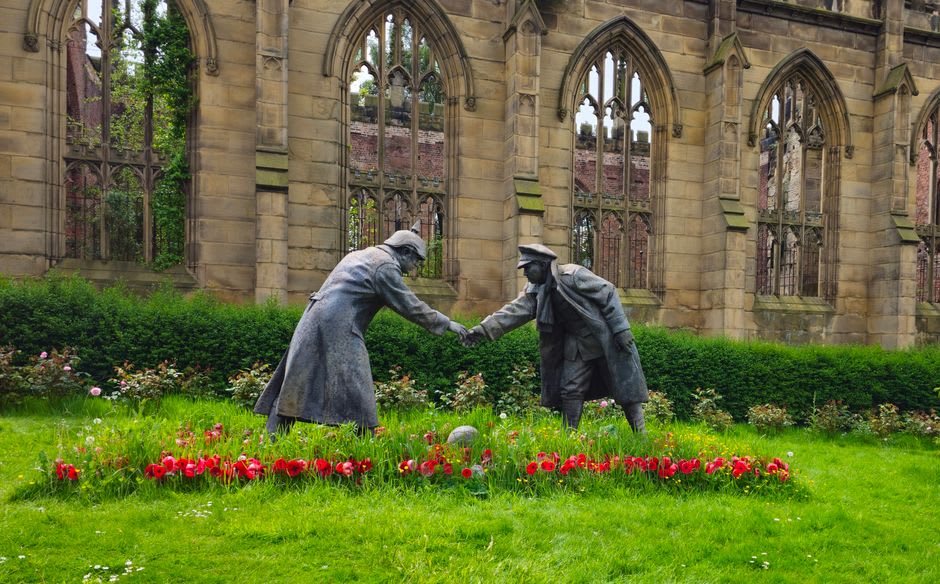 Historic memorial church and gardens at Grand-Pré, commemorating the Acadian expulsion