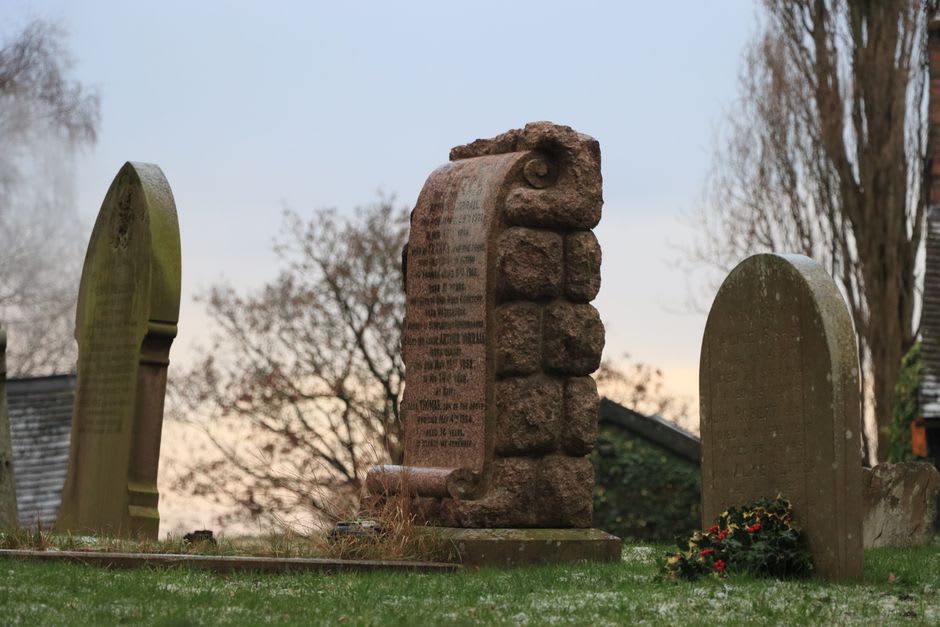 Historic Titanic-era gravestones at Fairview Lawn Cemetery in Halifax