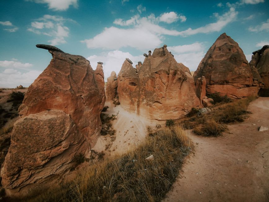 Camel Rock, a fairy chimney formation in Devrent Valley naturally shaped to resemble a camel with a raised head and humped back