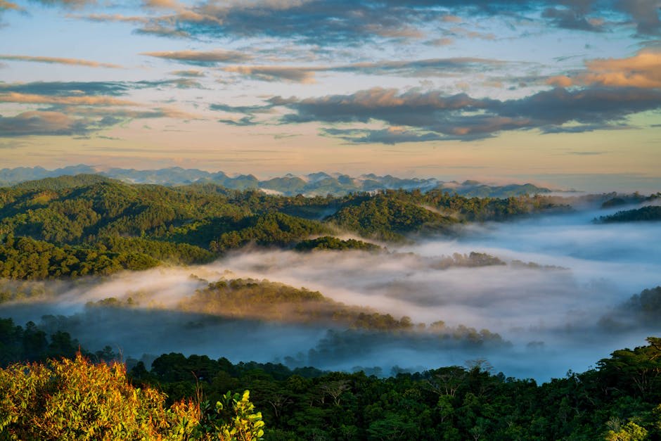 Tropical mountains meeting the coast in eastern Cuba