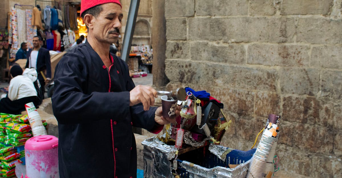 The bustling lanes of Khan el-Khalili bazaar in Islamic Cairo