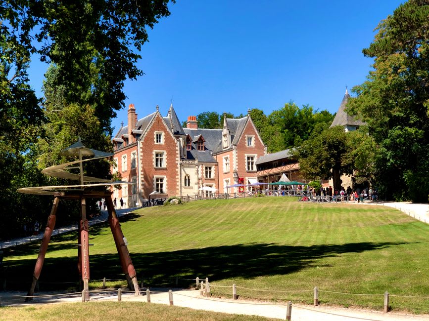 The modest red-brick manor house of Le Clos Lucé where Leonardo da Vinci spent his final years
