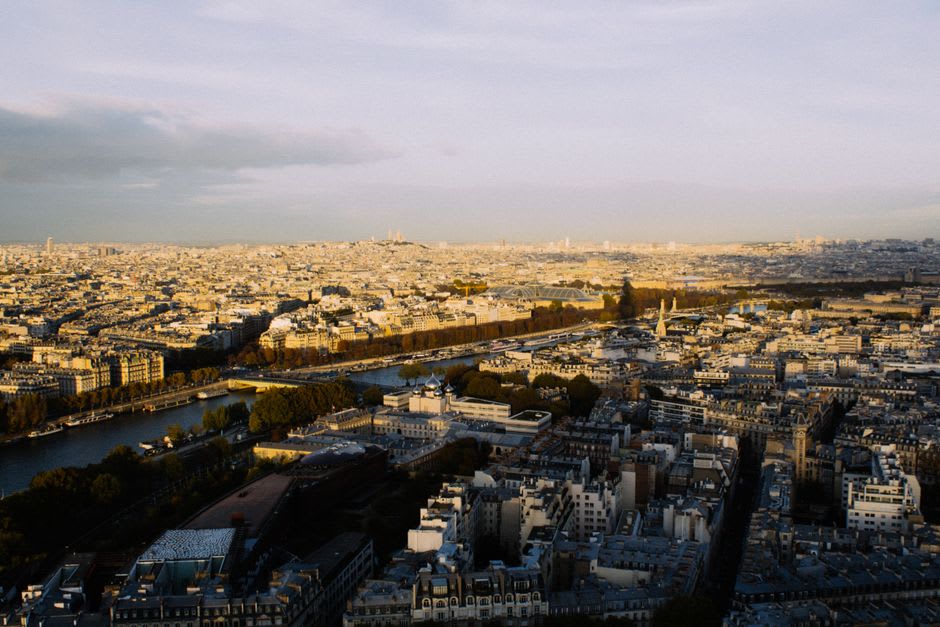 The long straight promenade of the Grande Terrasse at Saint-Germain-en-Laye overlooking the Seine valley toward Paris
