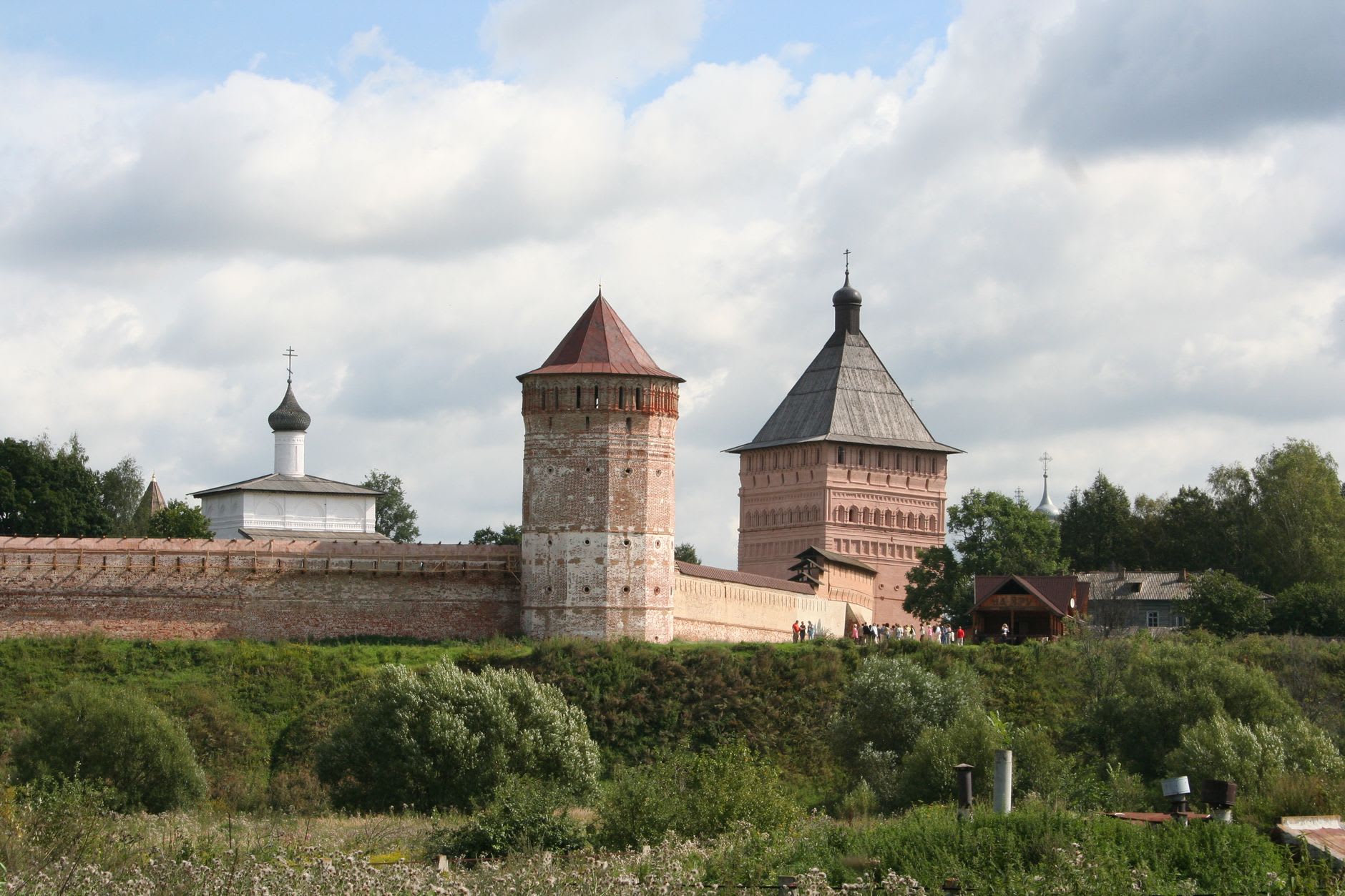 Seventeenth-century frescoes covering the interior walls of the Church of Elijah the Prophet, Yaroslavl