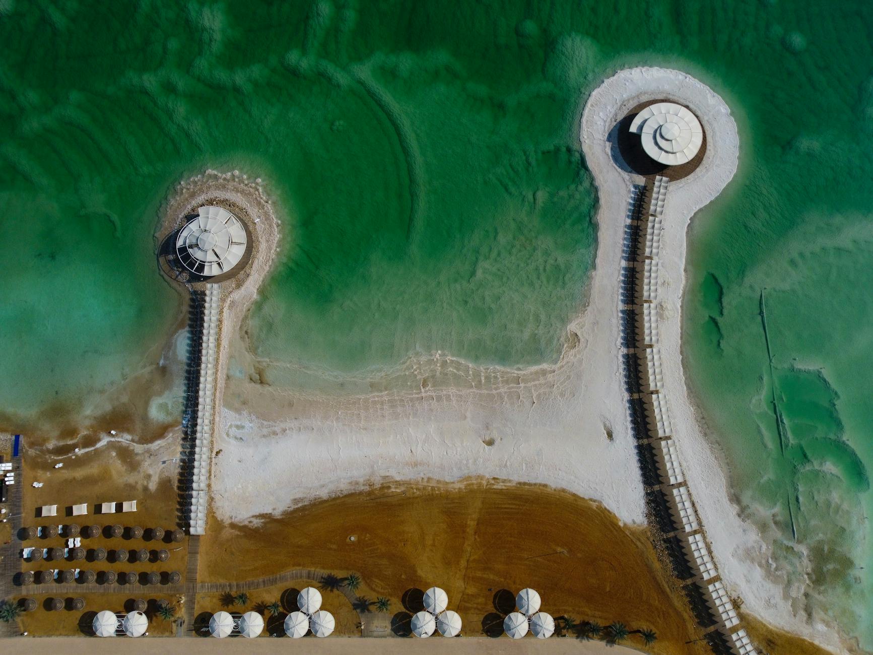 The peaceful riverbank and natural landscape at the ancient Baptism Site