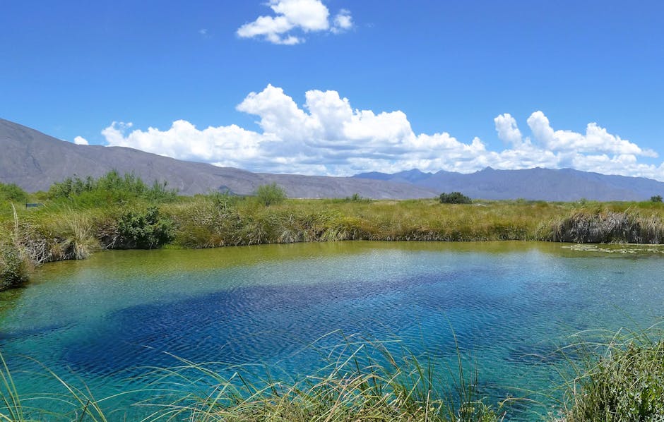 Boat dock and lagoon views at Bacalar